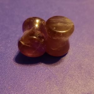GORGEOUS PURPLE AMYTHYST 0G (8MM) PLUGS
